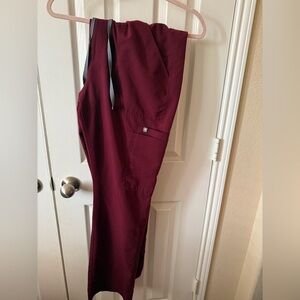 Figs Burgundy Technical CollectionStraight Leg Pants XL